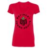 Ladies' SoftStyle® Fitted V-Neck T-Shirt Thumbnail