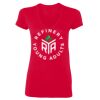Ladies' SoftStyle® Fitted V-Neck T-Shirt Thumbnail