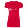Ladies' SoftStyle® Fitted V-Neck T-Shirt Thumbnail